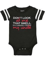 That Smell Football Romper Bodysuit-Direct To Garment Print-Brisco Baby