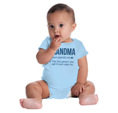 Grandma Romper Bodysuit-Direct To Garment Print-Brisco Baby
