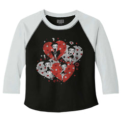 Betty Love Toddler Baseball-Direct To Garment Print-Brisco Baby