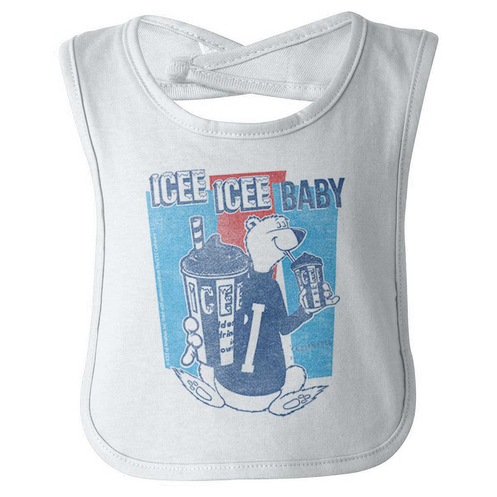 Polar Icee Baby Infant Baby Bib-Direct To Garment Print-Brisco Baby