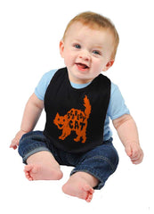 Scaredy Cat Infant Baby Bib-Direct To Garment Print-Brisco Baby