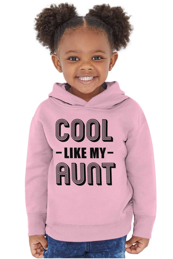 Aunt is Single Toddler Pullover Hoodie-Direct To Garment Print-Brisco Baby