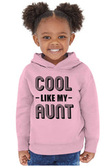 Aunt is Single Toddler Pullover Hoodie-Direct To Garment Print-Brisco Baby
