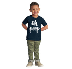 Oh Poop Infant Toddler T Shirt-Direct To Garment Print-Brisco Baby