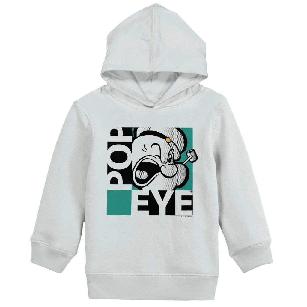 Popeye Pop Art Toddler Pullover Hoodie-Direct To Garment Print-Brisco Baby
