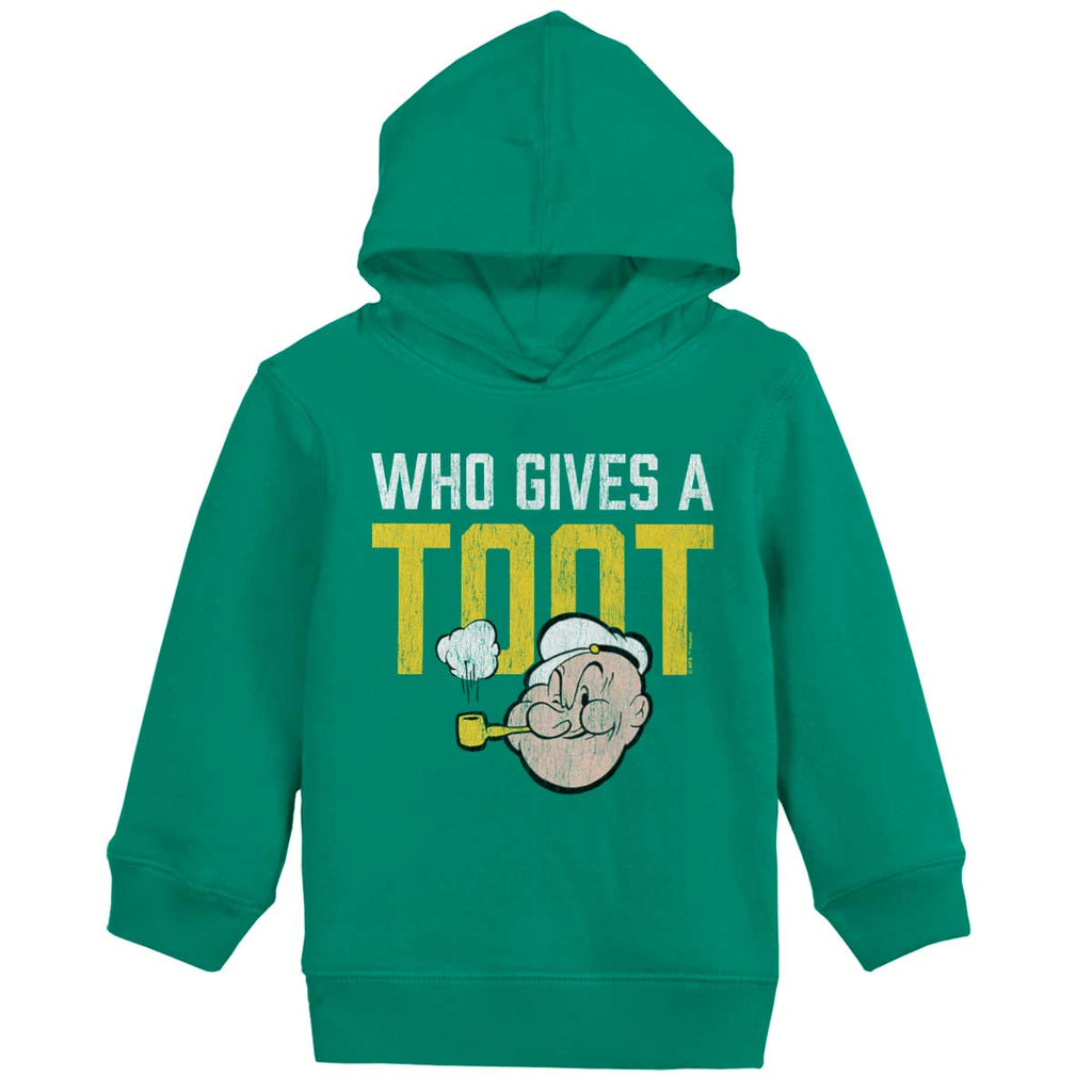 Who Gives A Toot Toddler Pullover Hoodie-Direct To Garment Print-Brisco Baby