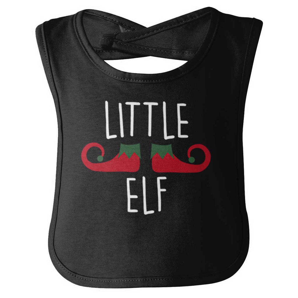 Lil Elf Infant Baby Bib-Direct To Garment Print-Brisco Baby