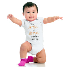 Angels Watching Romper Bodysuit-Direct To Garment Print-Brisco Baby