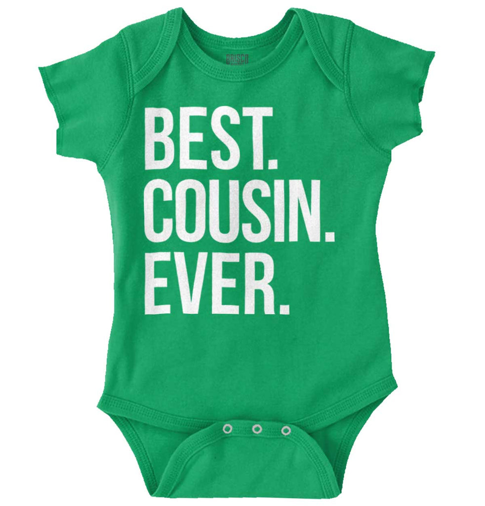 Best Cousin Ever Romper Bodysuit-Direct To Garment Print-Brisco Baby