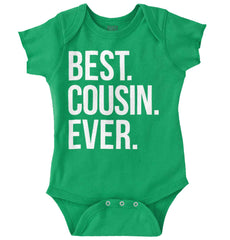Best Cousin Ever Romper Bodysuit-Direct To Garment Print-Brisco Baby