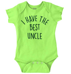 Best Uncle Romper Bodysuit-Direct To Garment Print-Brisco Baby