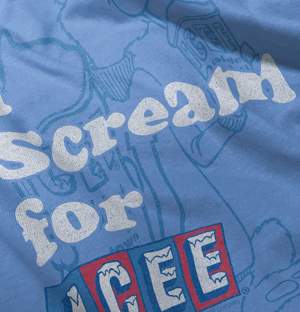 I Scream For Icee Toddler Baseball-Direct To Garment Print-Brisco Baby
