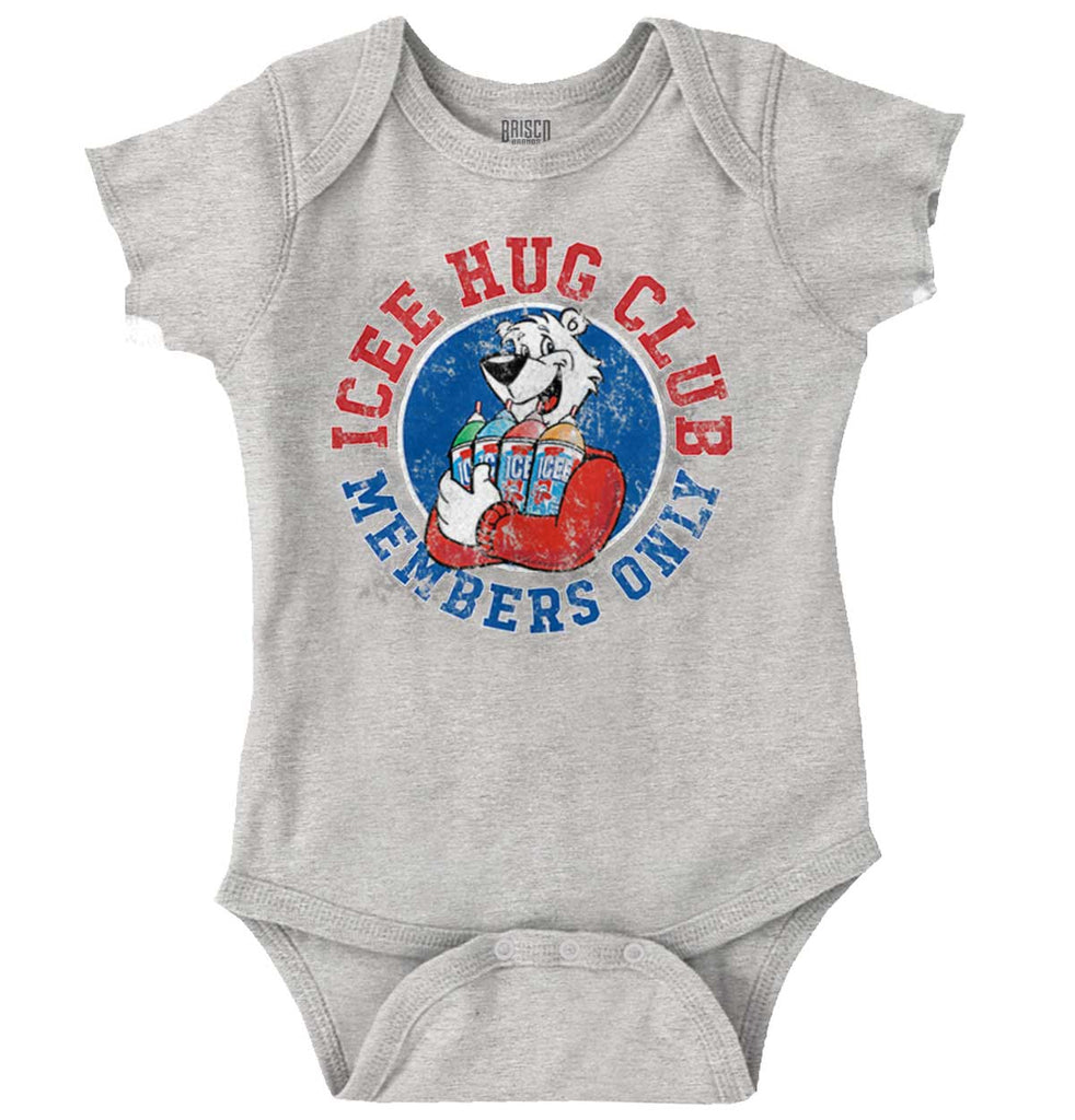 Icee Hug Club Romper Bodysuit-Direct To Garment Print-Brisco Baby