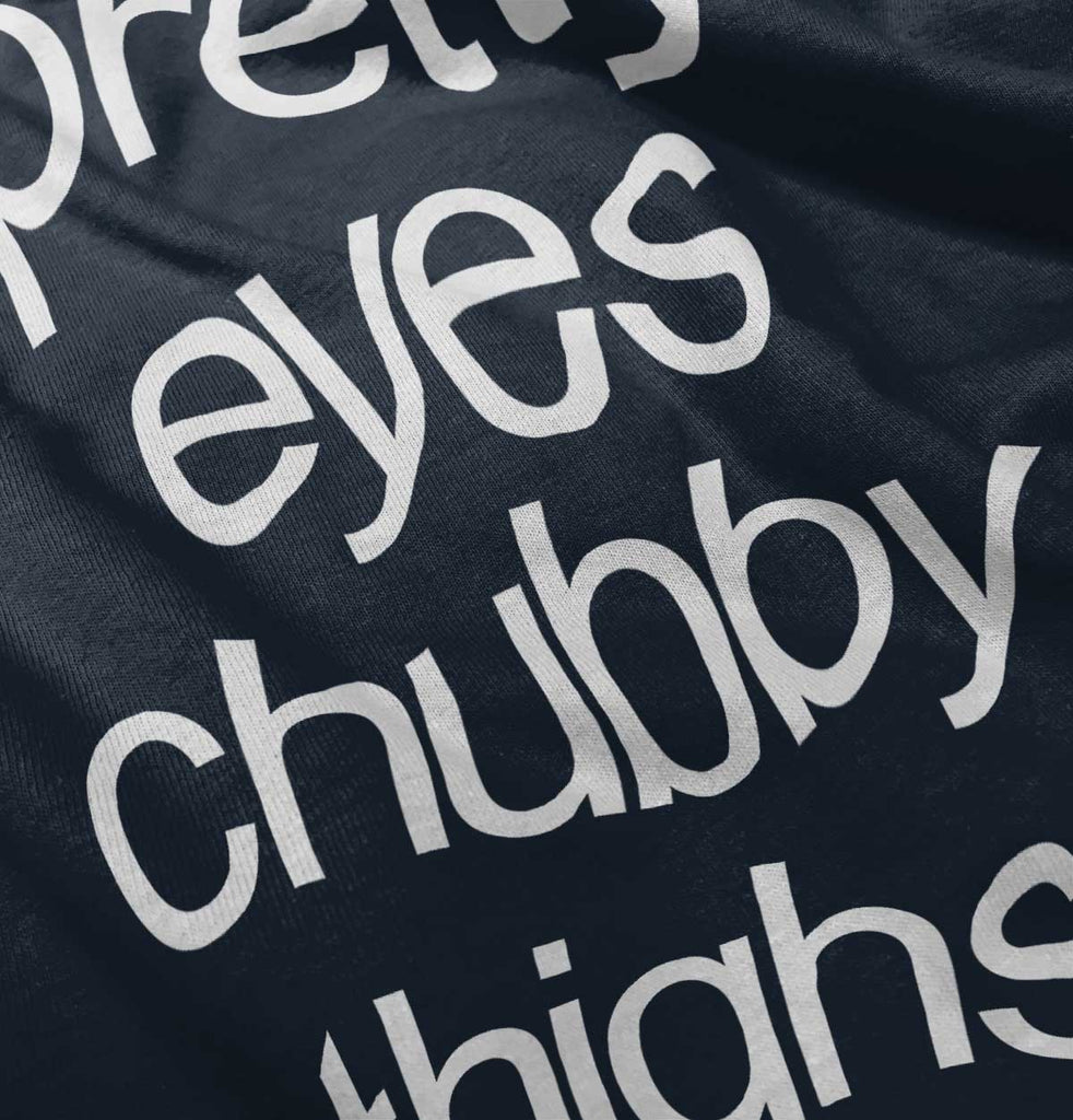 Chubby Thighs Infant Toddler T Shirt-Direct To Garment Print-Brisco Baby