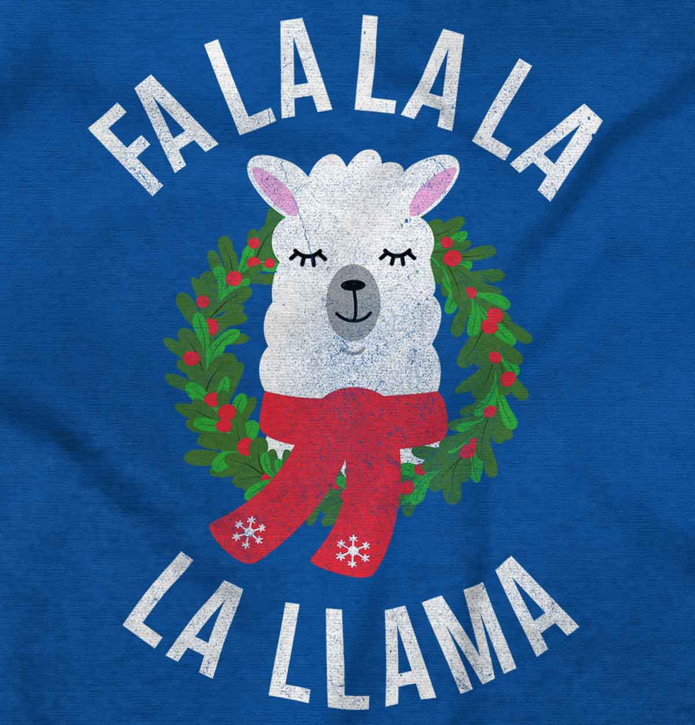 Llama Christmas Romper Bodysuit-Direct To Garment Print-Brisco Baby