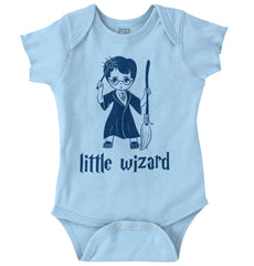 Little Wizard Romper Bodysuit-Direct To Garment Print-Brisco Baby
