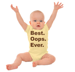Best Oops Ever Romper Bodysuit-Direct To Garment Print-Brisco Baby