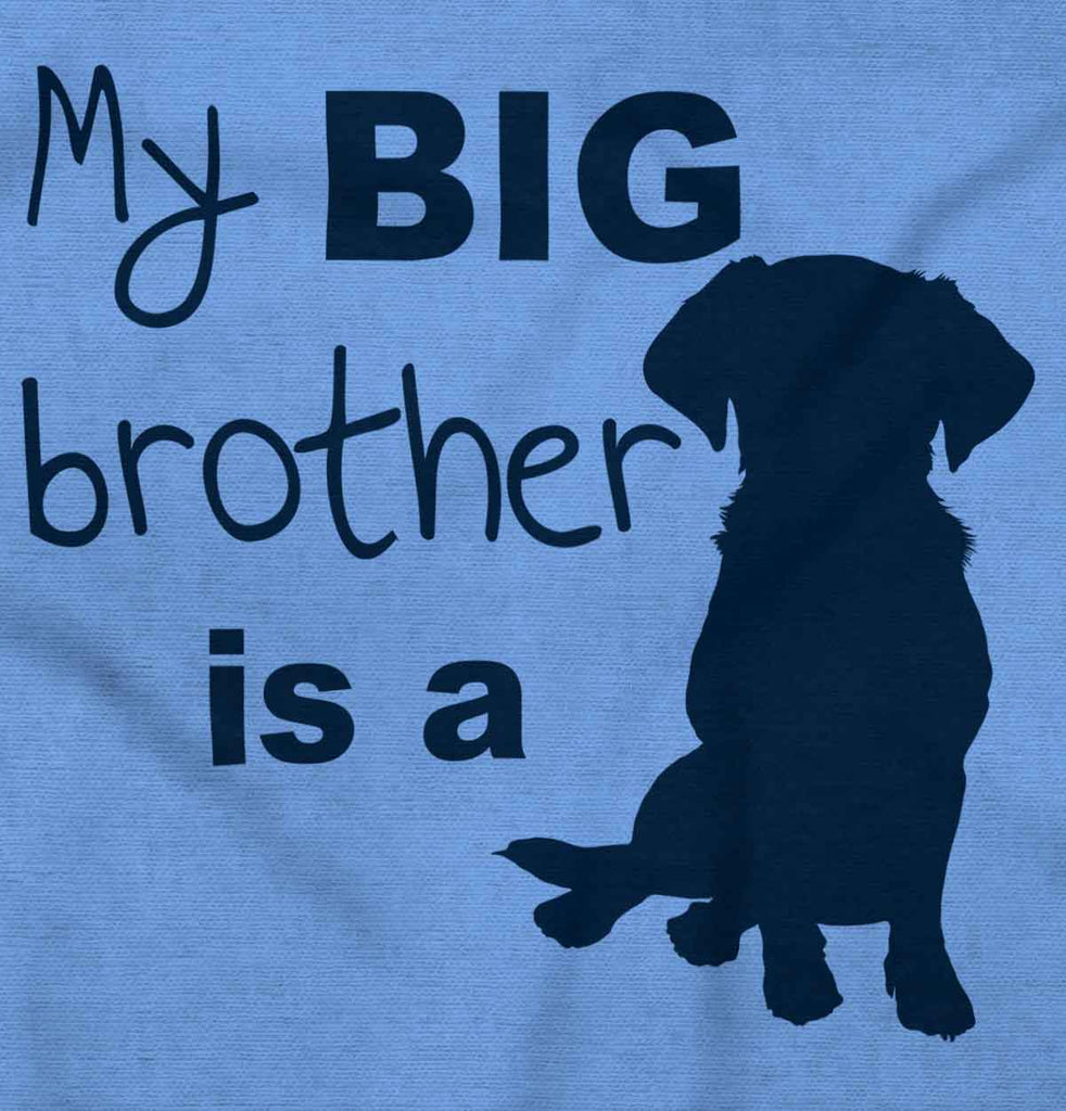 Brother is a Dog Toddler Baseball-Direct To Garment Print-Brisco Baby
