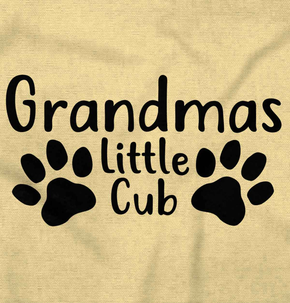 Granmda's Little Cub Romper Bodysuit-Direct To Garment Print-Brisco Baby