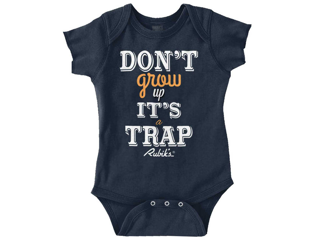 Don't Grow Up Romper Bodysuit-Direct To Garment Print-Brisco Baby