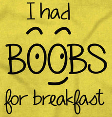 I Had Boobs Romper Bodysuit-Direct To Garment Print-Brisco Baby