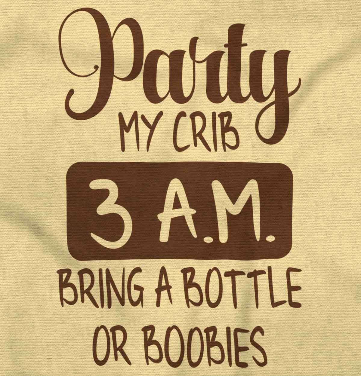 Party My Crib 3AM Romper Bodysuit | Brisco Baby