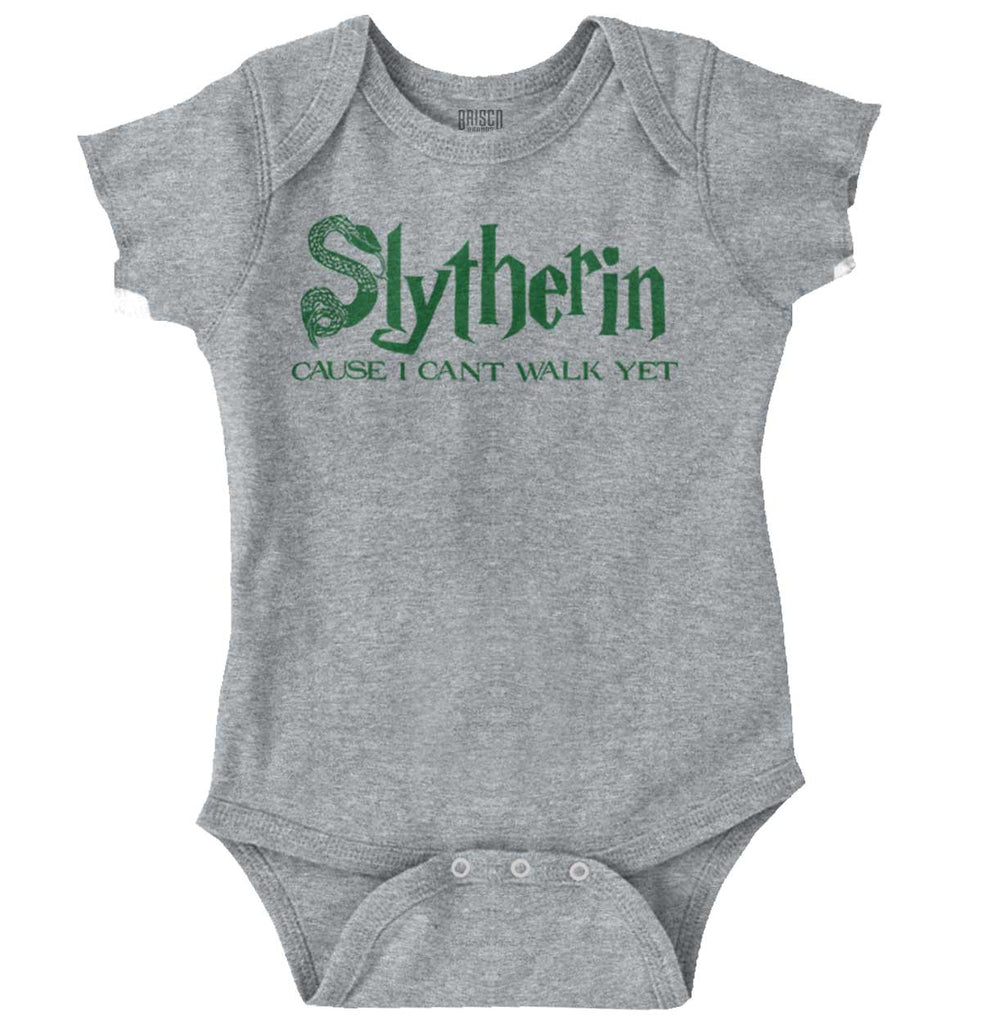 Slytherin Baby Romper Bodysuit-Direct To Garment Print-Brisco Baby