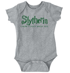 Slytherin Baby Romper Bodysuit-Direct To Garment Print-Brisco Baby