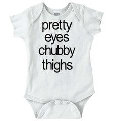 Chubby Thighs Romper Bodysuit-Direct To Garment Print-Brisco Baby