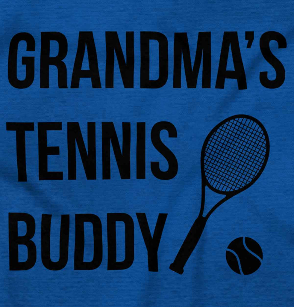 Grandma's Tennis Buddy Romper Bodysuit-Direct To Garment Print-Brisco Baby