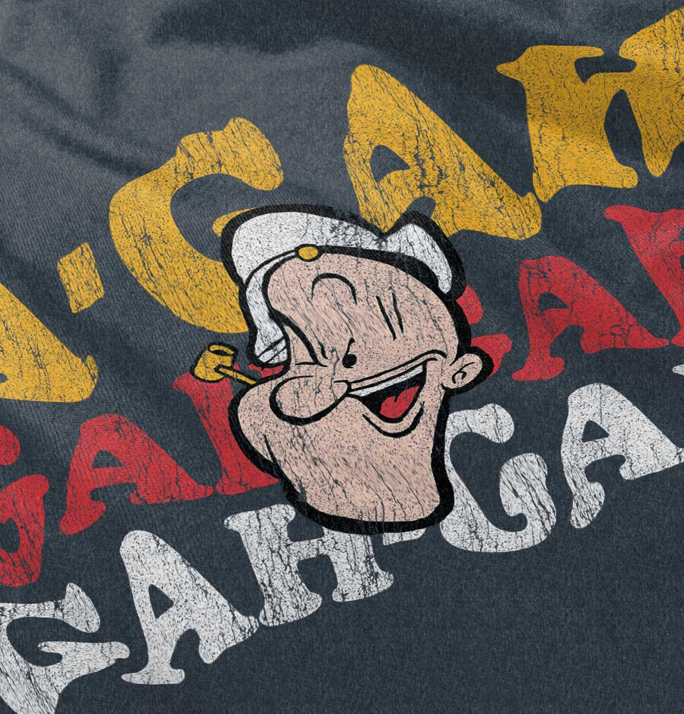 A Gah Popeye Toddler Football Jersey Tee-Direct To Garment Print-Brisco Baby