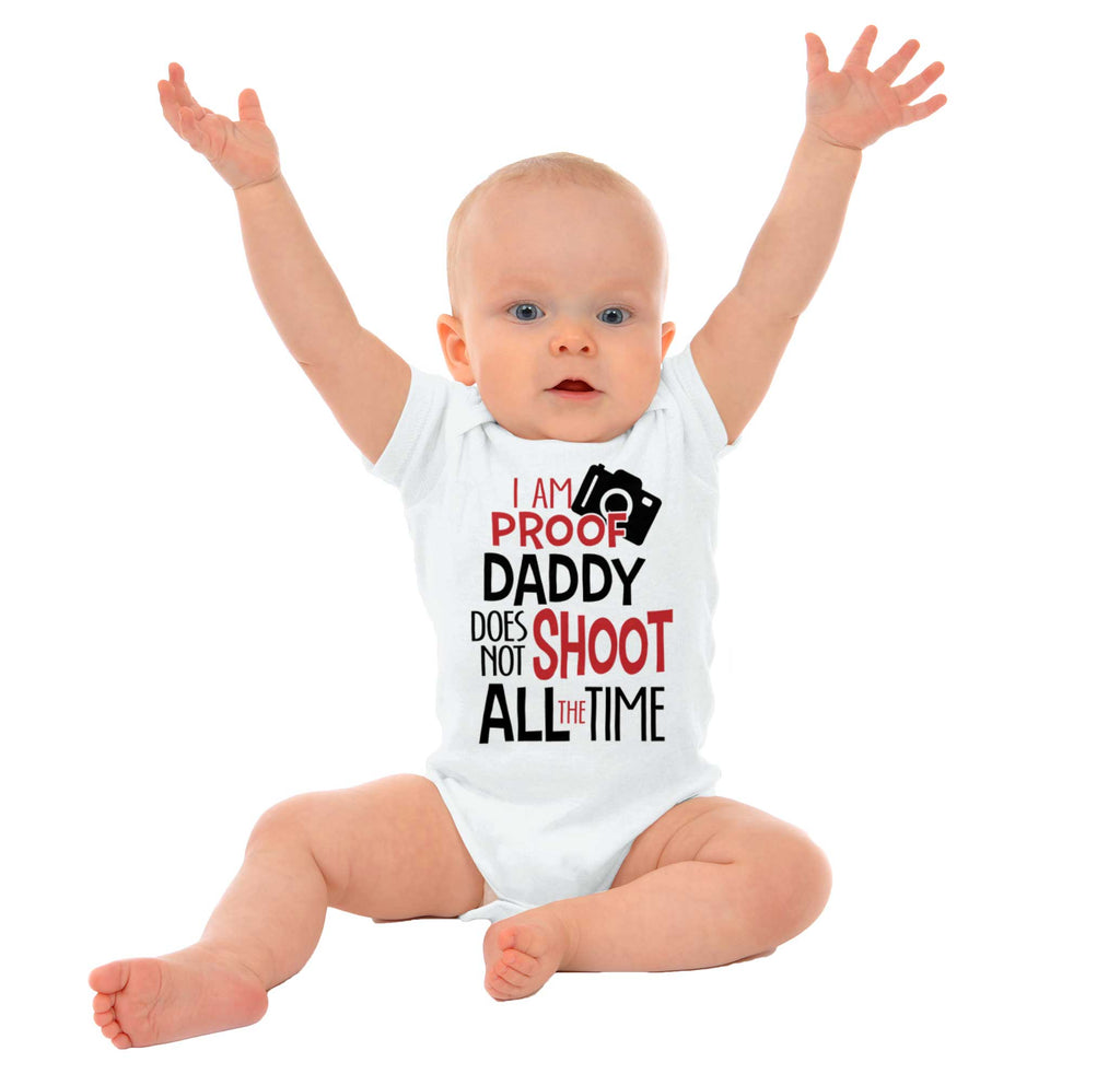 Photographer Father Romper Bodysuit-Direct To Garment Print-Brisco Baby