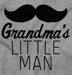 Grandma's Little Man Infant Toddler T Shirt-Direct To Garment Print-Brisco Baby