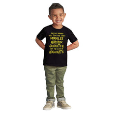 Muggles Horcrux Quidditch Infant Toddler T Shirt-Direct To Garment Print-Brisco Baby