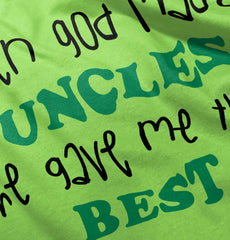 When God Made Uncles Infant Toddler T Shirt-Direct To Garment Print-Brisco Baby