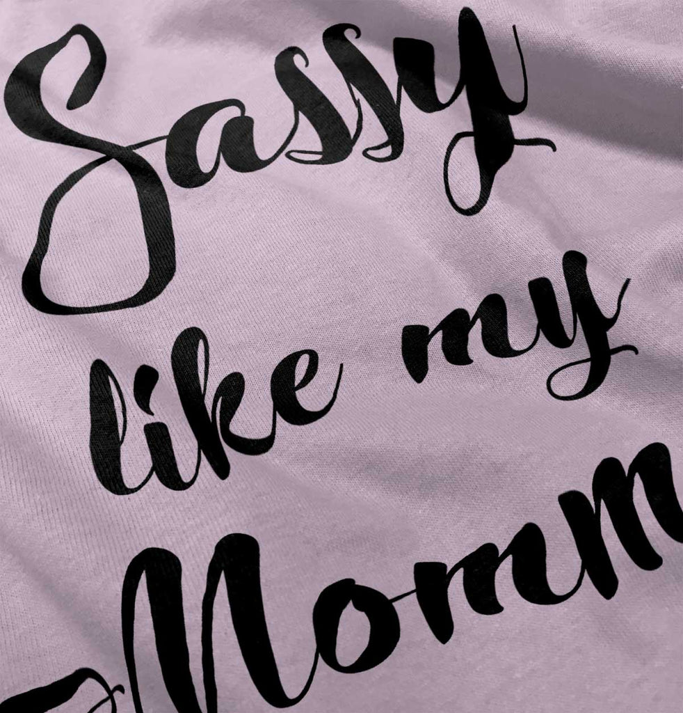 Sassy Like Mommy Infant Baby Bib-Direct To Garment Print-Brisco Baby