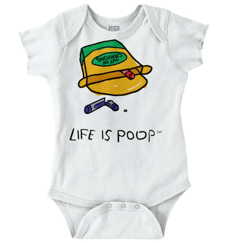Out of Crayons Romper Bodysuit-Direct To Garment Print-Brisco Baby