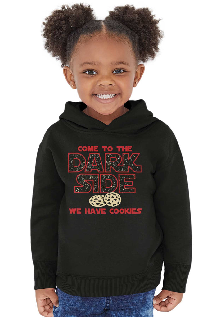 Come To The Dark Side Toddler Pullover Hoodie-Direct To Garment Print-Brisco Baby