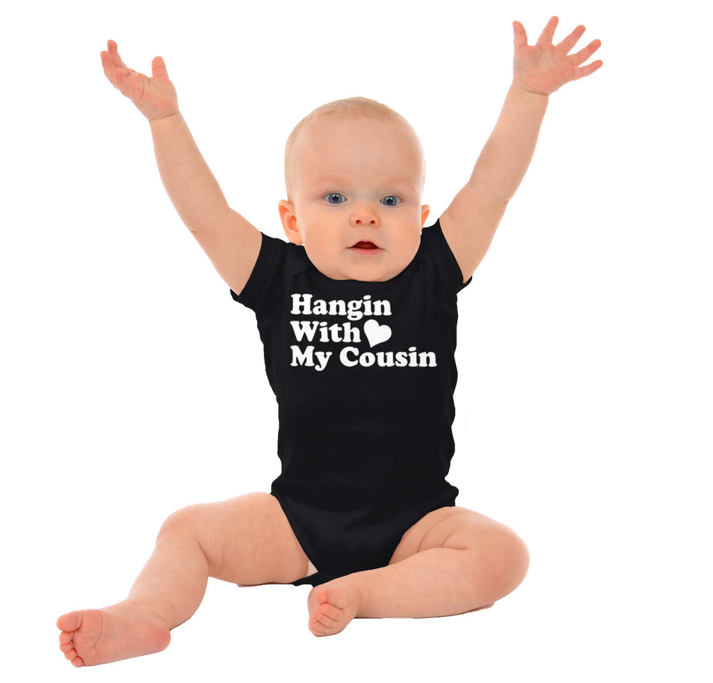 Hangin With Cousin Romper Bodysuit-Direct To Garment Print-Brisco Baby