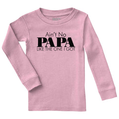 No Papa Like Me Solid Long Sleeve T-Direct To Garment Print-Brisco Baby