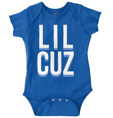 Lil Cuz Romper Bodysuit-Direct To Garment Print-Brisco Baby