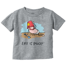 Baby Beach Infant Toddler T Shirt-Direct To Garment Print-Brisco Baby