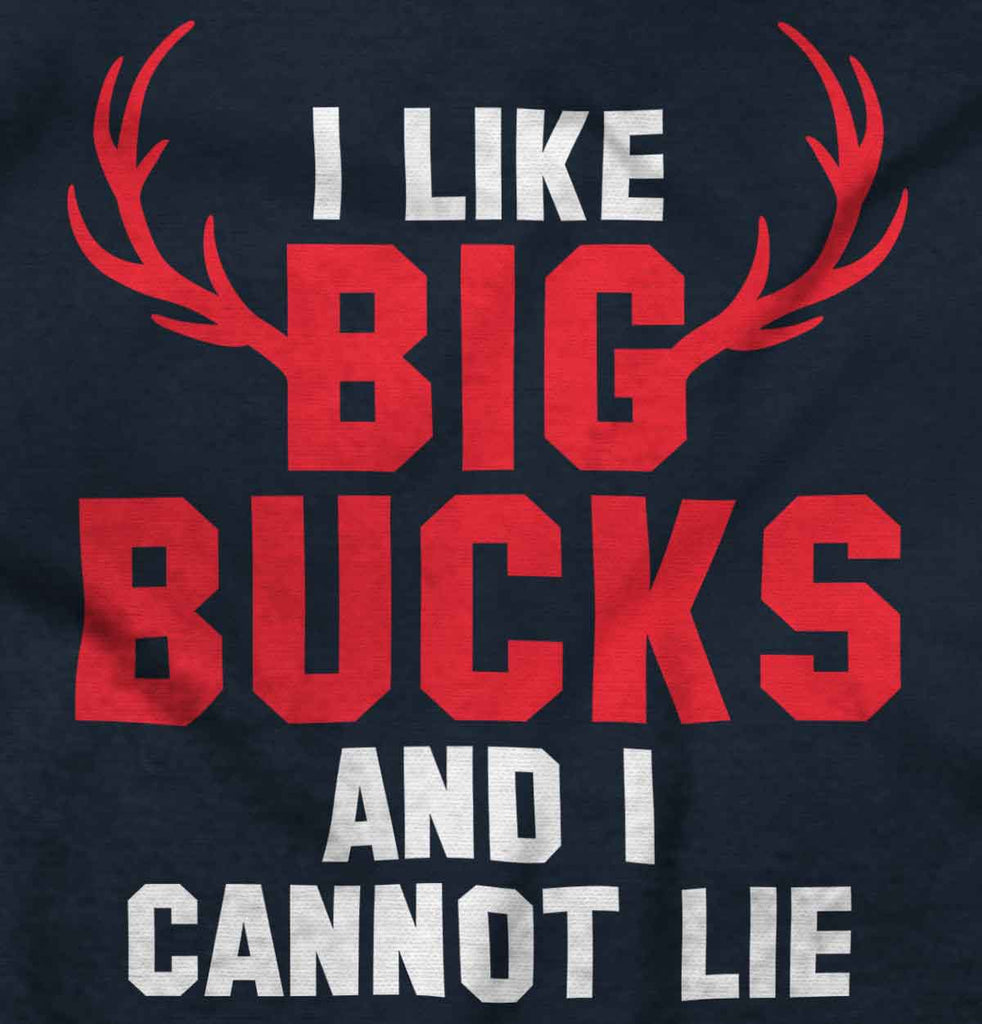 I Like Big Bucks Ringer Romper Bodysuit-Direct To Garment Print-Brisco Baby