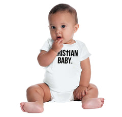 Christian Baby Romper Bodysuit-Direct To Garment Print-Brisco Baby