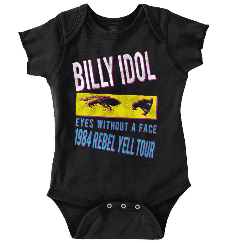 Eyes Without A Face Romper Bodysuit-Direct To Garment Print-Brisco Baby