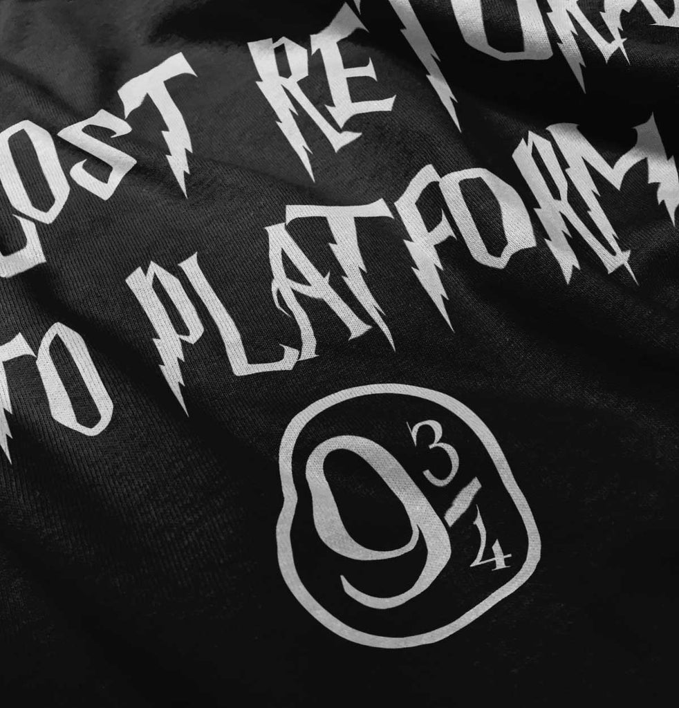 Return Platofrm 9 3/4 Infant Toddler T Shirt-Direct To Garment Print-Brisco Baby