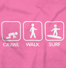 Crawl Walk Surf Baby Polka Dot Skirt Dress-Direct To Garment Print-Brisco Baby