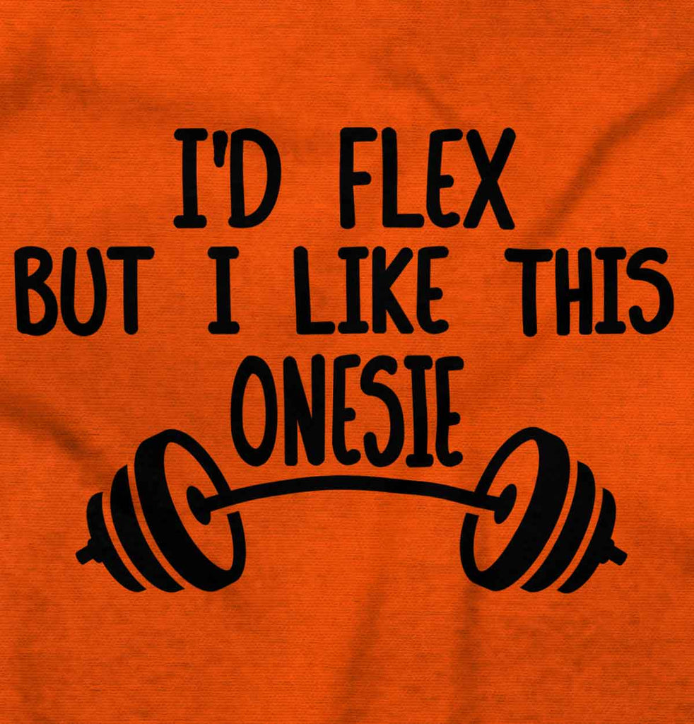 I'd Flex Infant Toddler T Shirt-Direct To Garment Print-Brisco Baby