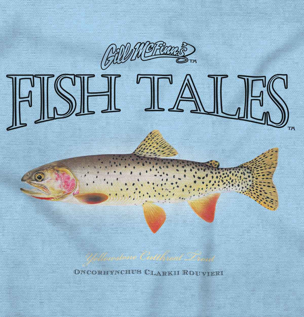 Yellowstone Trout Romper Bodysuit-Direct To Garment Print-Brisco Baby