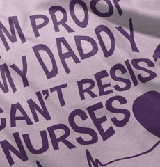 Can't Resist Nurses Infant Toddler T Shirt-Direct To Garment Print-Brisco Baby